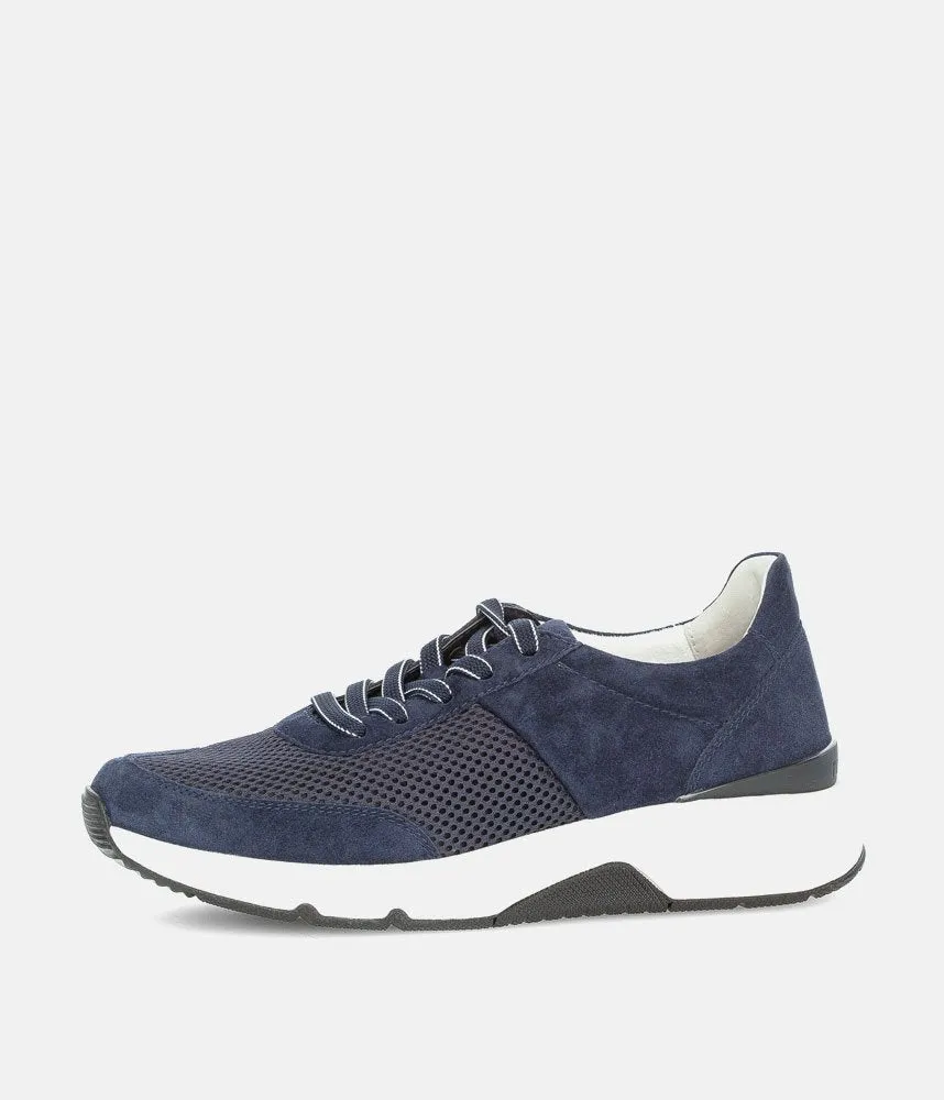 Gabor Fab Navy Rolling Soft Trainers