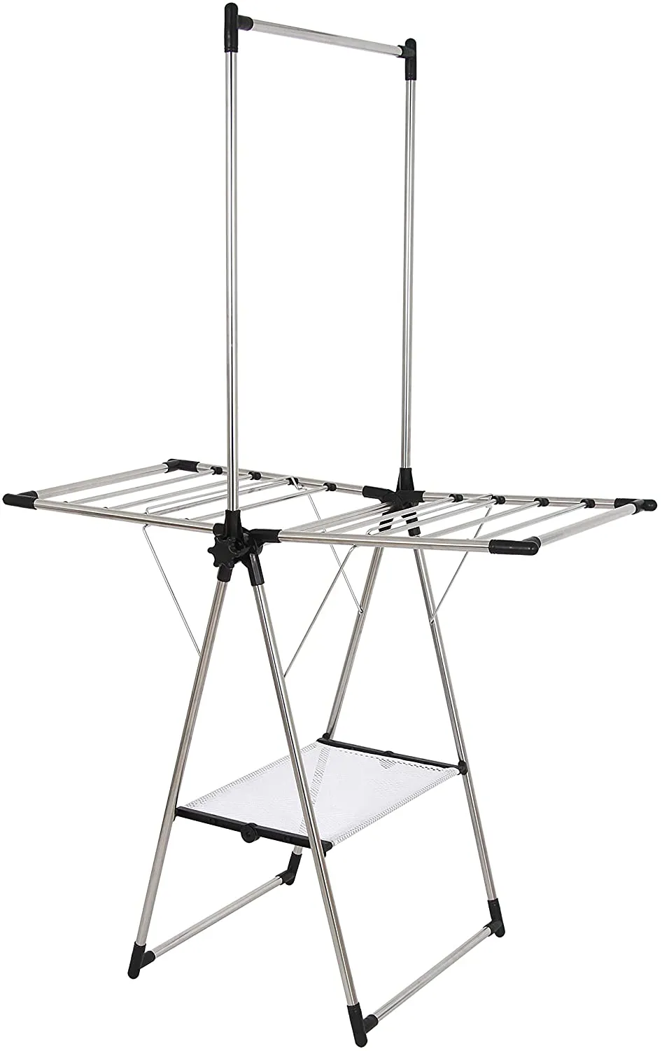 Greenway Stainless Steel Indoor/Outdoor Compact Drying Center with Mesh Shelf