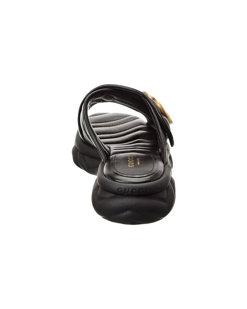 Gucci GG Marmont Leather Slide