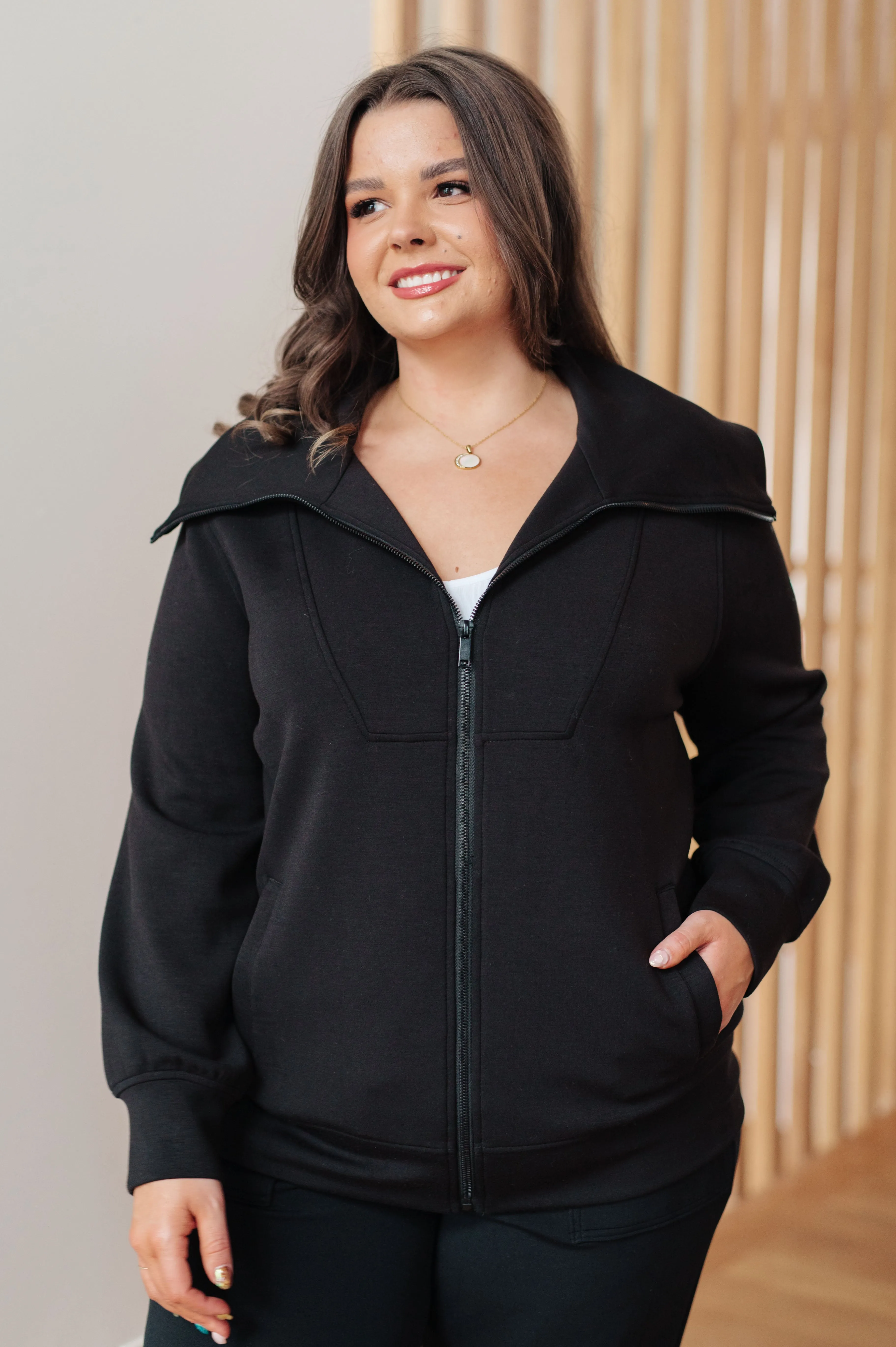 Handle That High Neck Zip Up Jacket - 12/29/2023