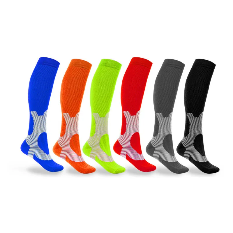 High Knee Plain Socks