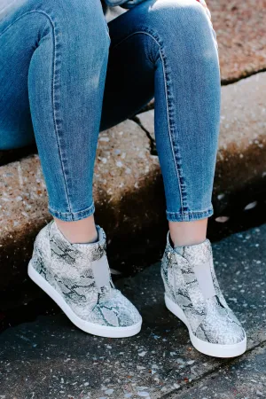 Hiss on the Lips Snake Wedge Sneaker - FINAL SALE