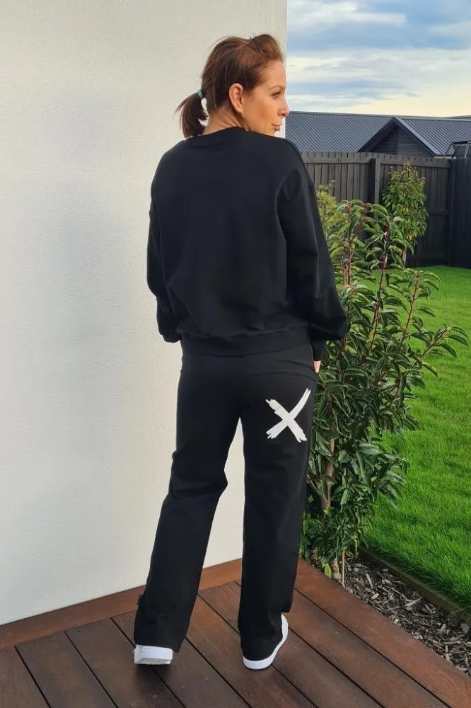 Homelee Avenue Pants Black White X