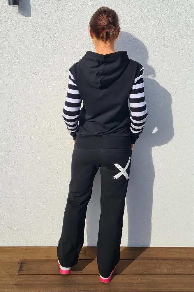 Homelee Avenue Pants Black White X