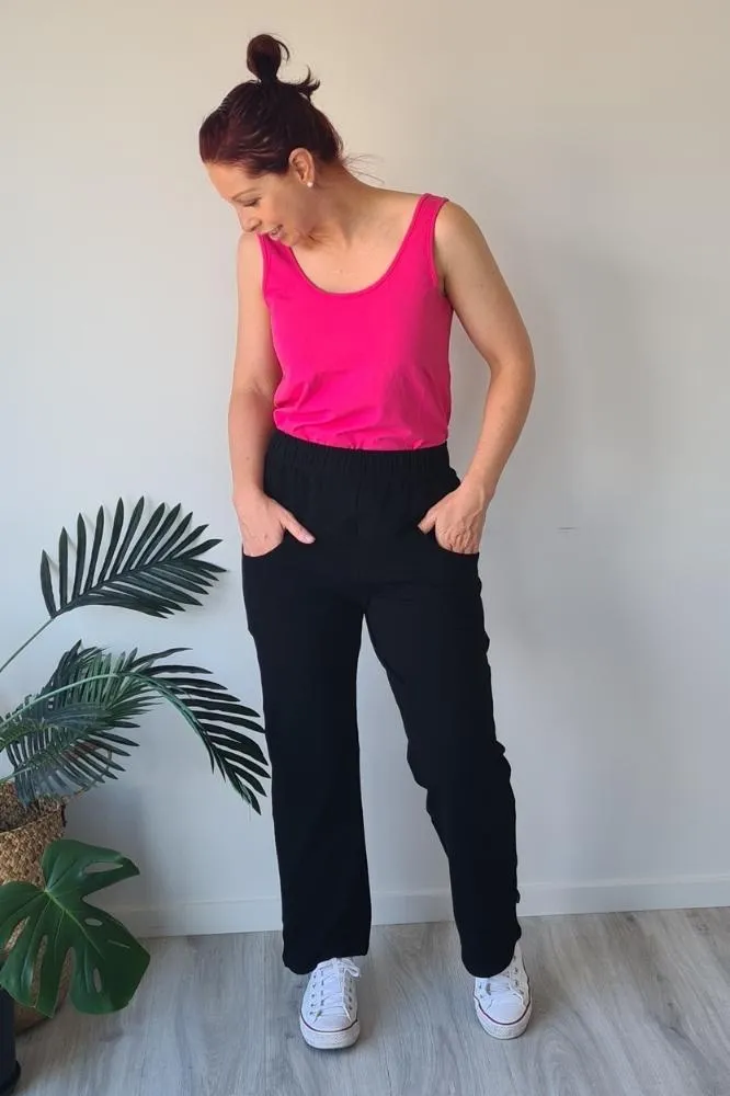 Homelee Avenue Pants Black White X