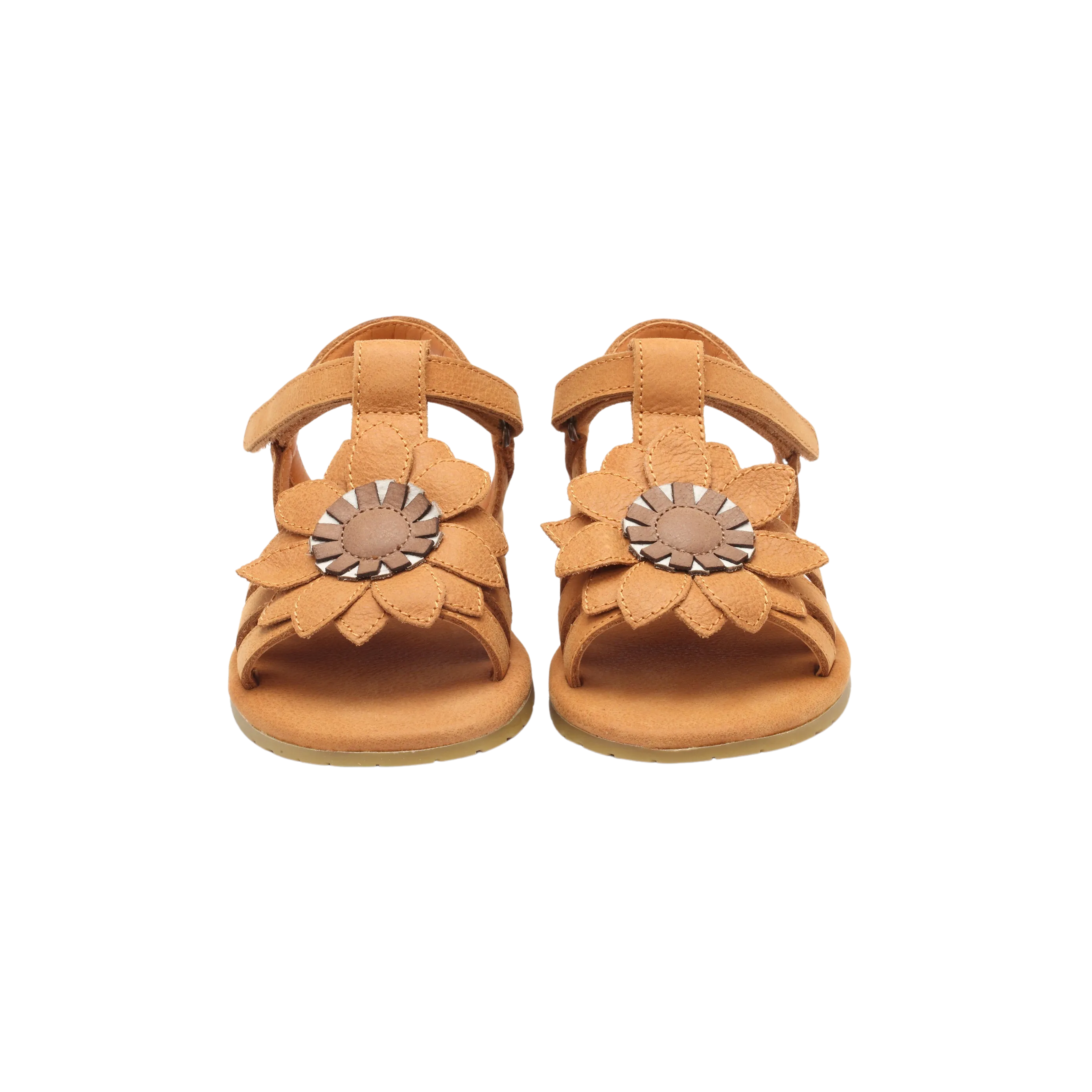 Iles Fields Sandals | Sunflower | Caramel Leather