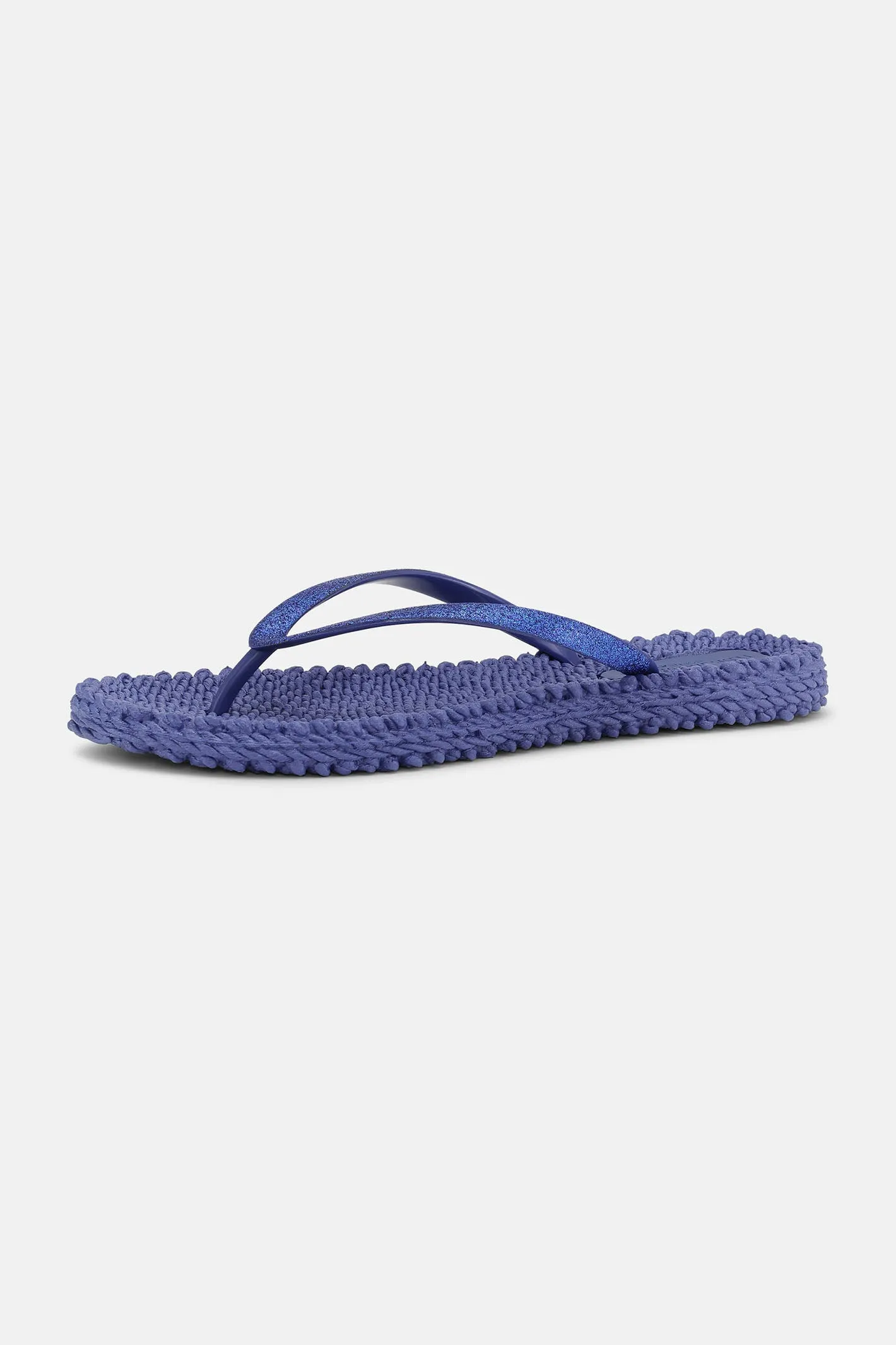 Ilse Jacobsen Cheerful 01 Flip Flop Sandal Blue Web Glitter 674