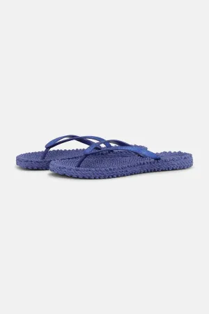 Ilse Jacobsen Cheerful 01 Flip Flop Sandal Blue Web Glitter 674