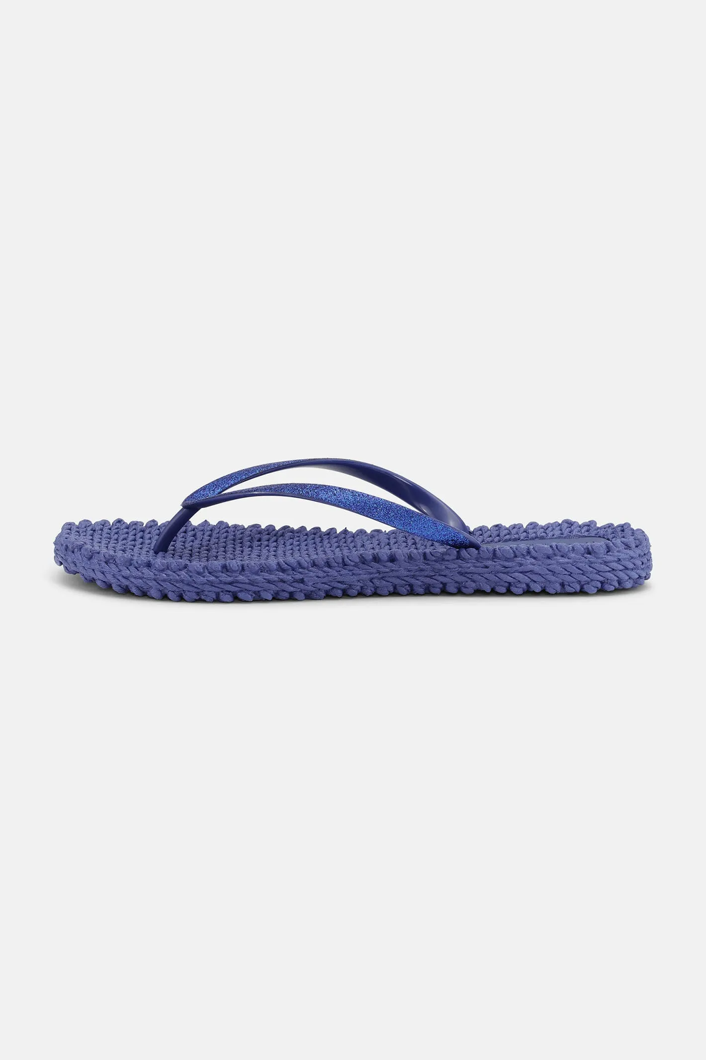 Ilse Jacobsen Cheerful 01 Flip Flop Sandal Blue Web Glitter 674