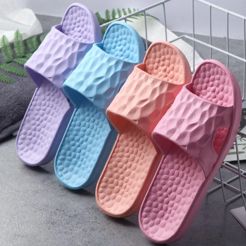 Indoor Eva Home Hotel Sandals and Slippers Non-slip Bathroom Slippers Flip Flop Shower Shoe