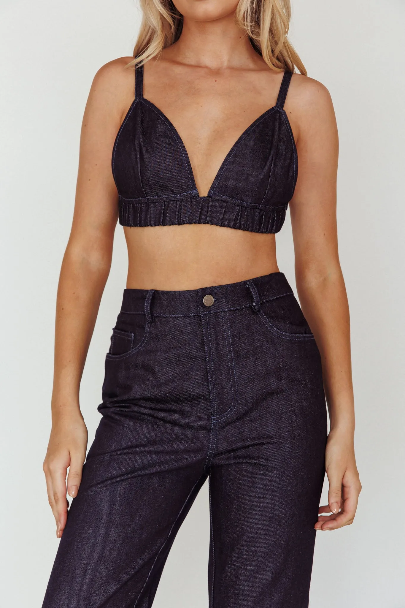 Isalei Straight Leg Pants Denim