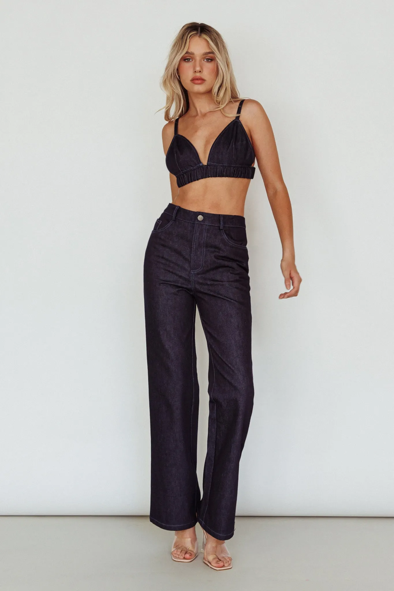 Isalei Straight Leg Pants Denim
