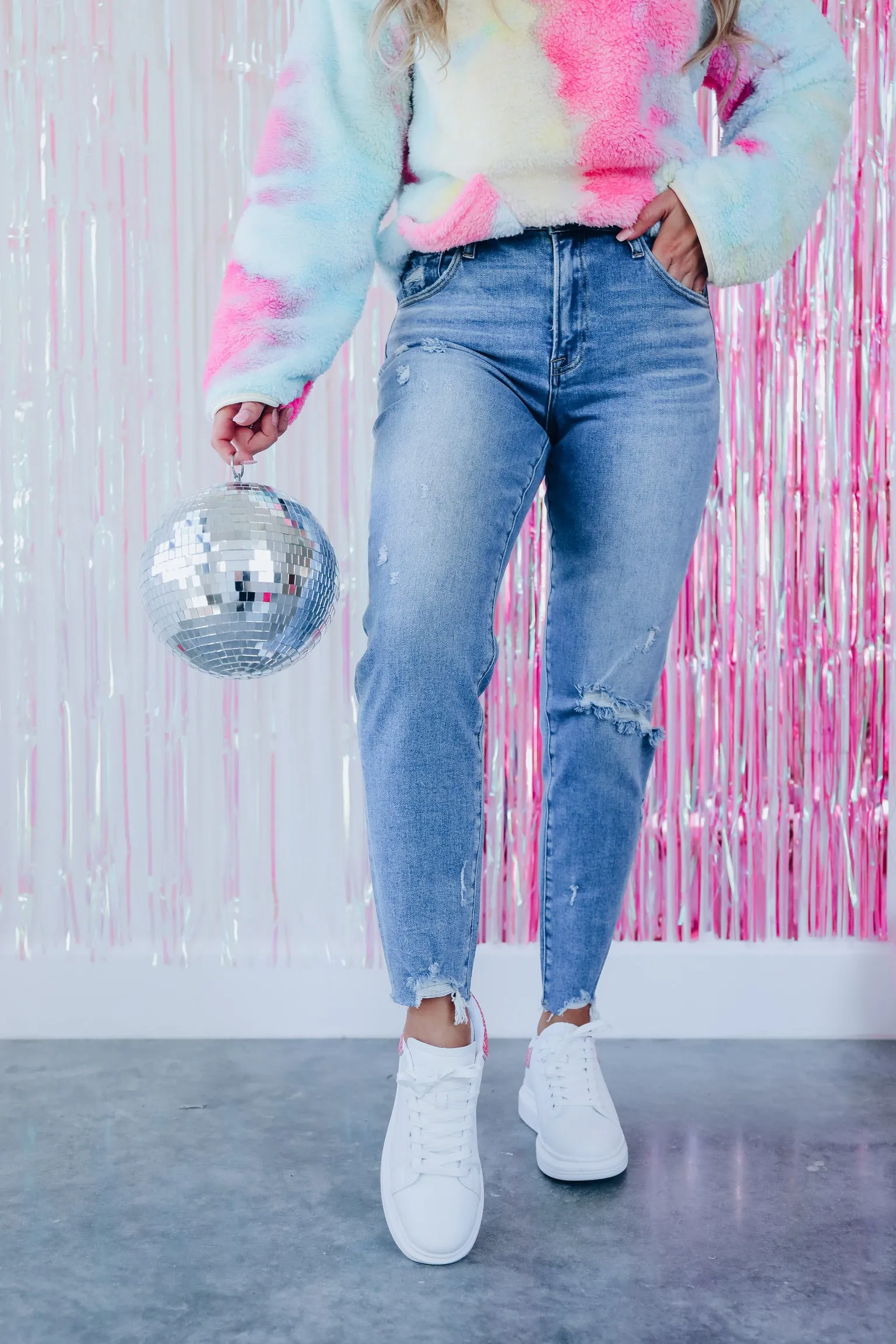 Katie Distressed Skinny Jeans - Medium