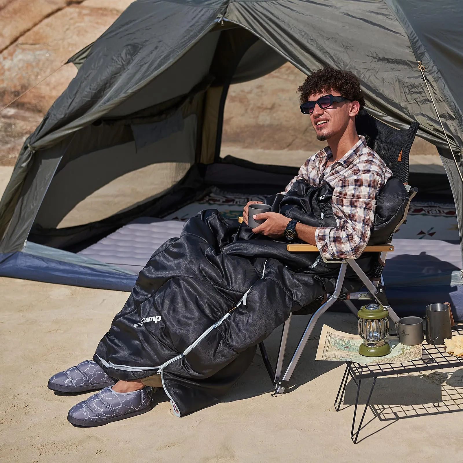 KingCamp VOLCAPETRA Waterproof Camp Slippers