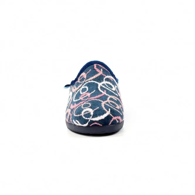 Lunar Erin II Ladies Mule Slipper KLA173 Blue
