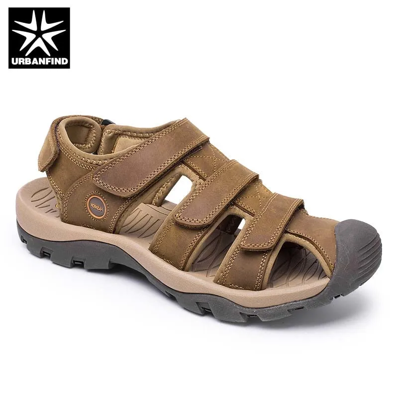 Men Genuine Leather Sandals Summer Shoes Comfortable Sandals