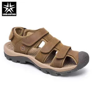 Men Genuine Leather Sandals Summer Shoes Comfortable Sandals