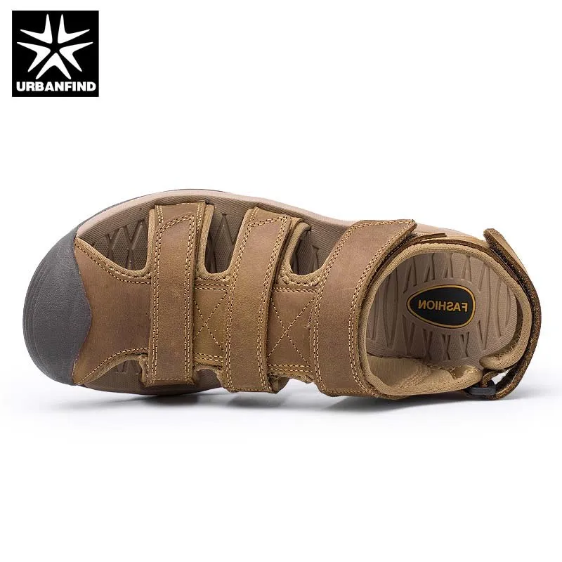 Men Genuine Leather Sandals Summer Shoes Comfortable Sandals
