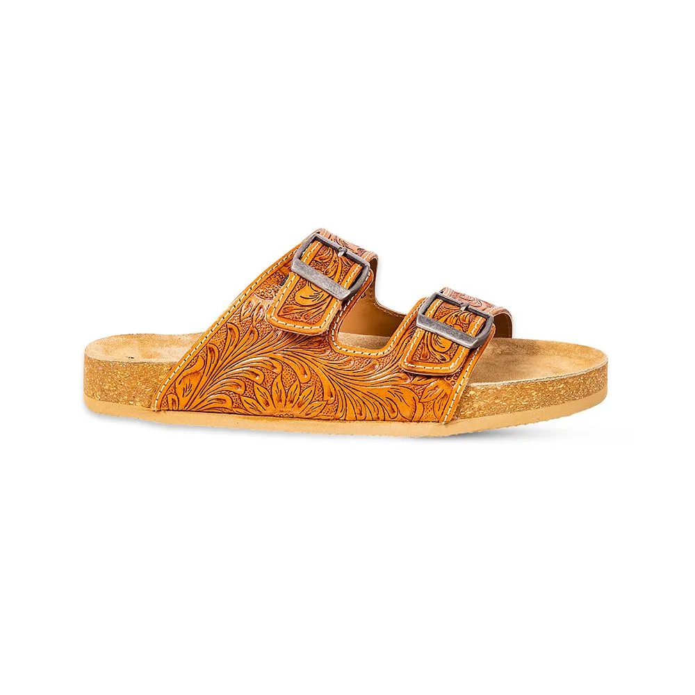Molly Tooled Sandals