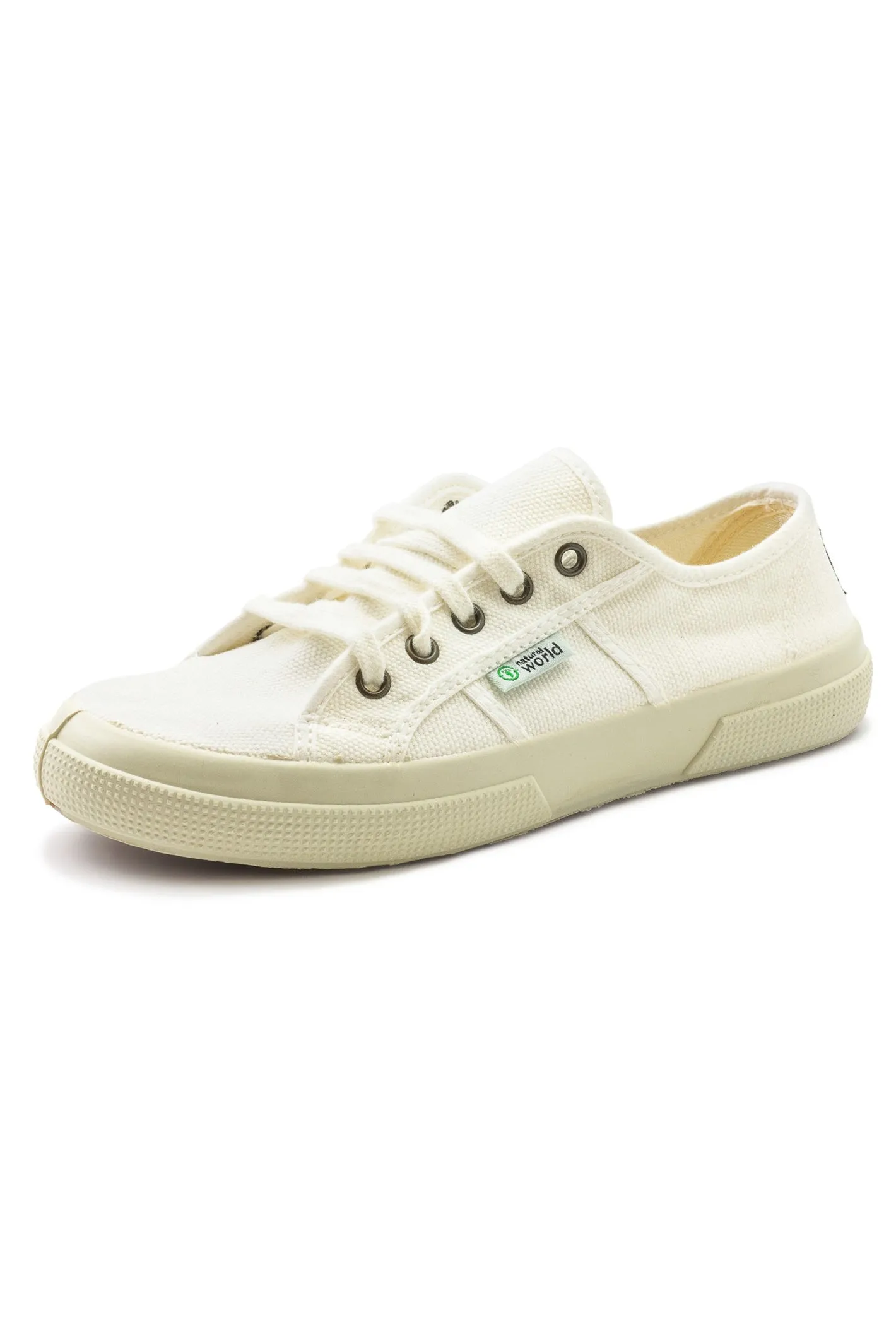 Natural World Blossom Plimsoll White 901 505