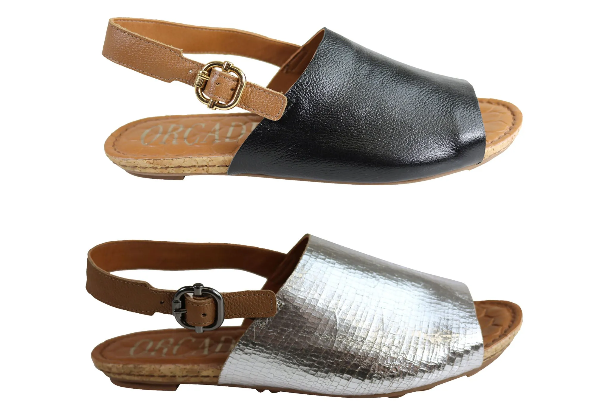 Orcade Dina Womens Comfortable Leather Fashion Sandals Made In Brazil