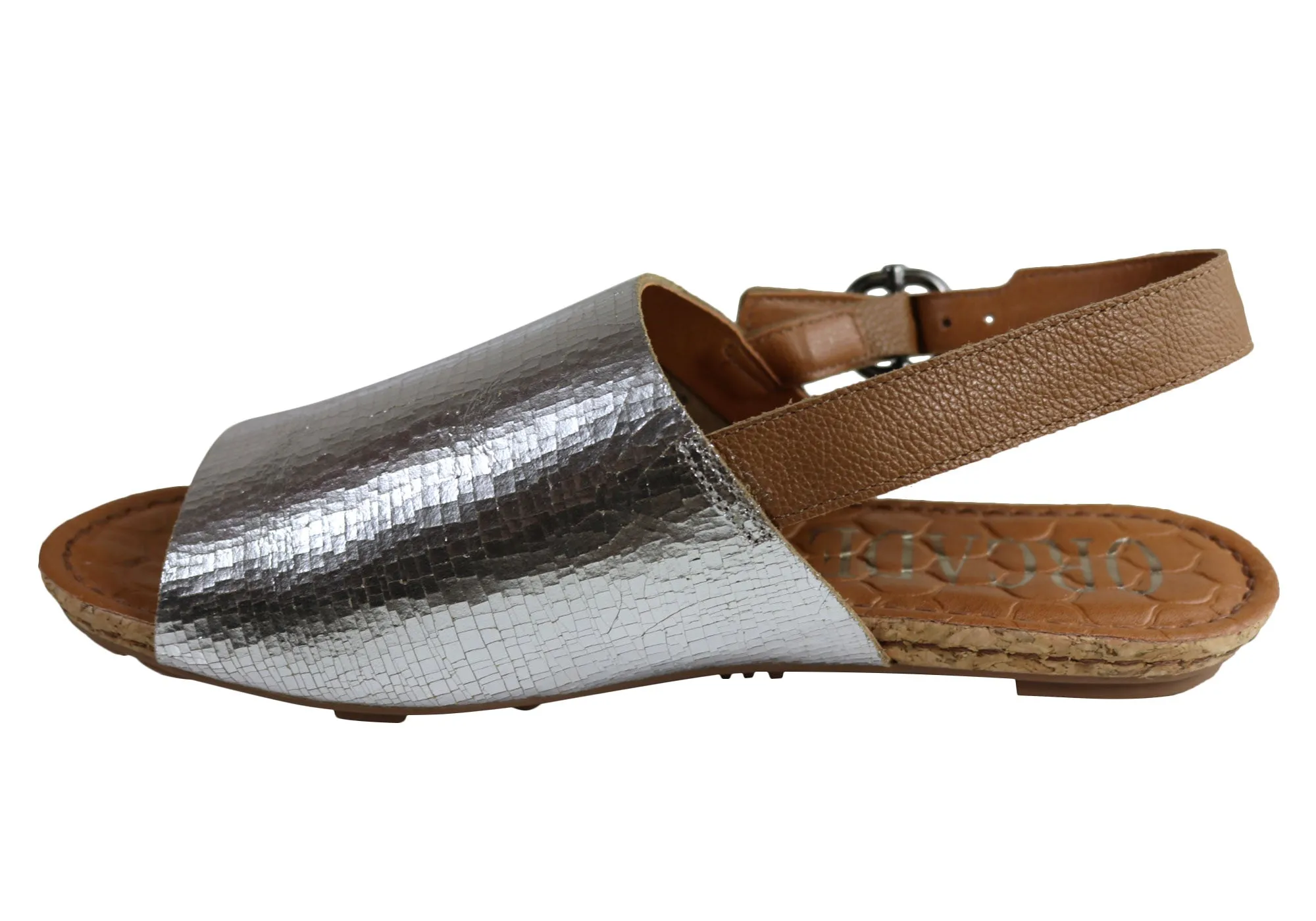 Orcade Dina Womens Comfortable Leather Fashion Sandals Made In Brazil