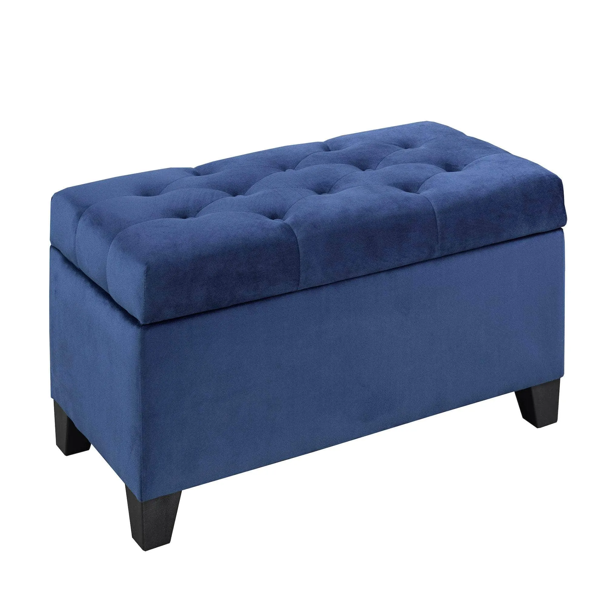 Padded Tufted Storage Ottoman - Available in 4 Colours