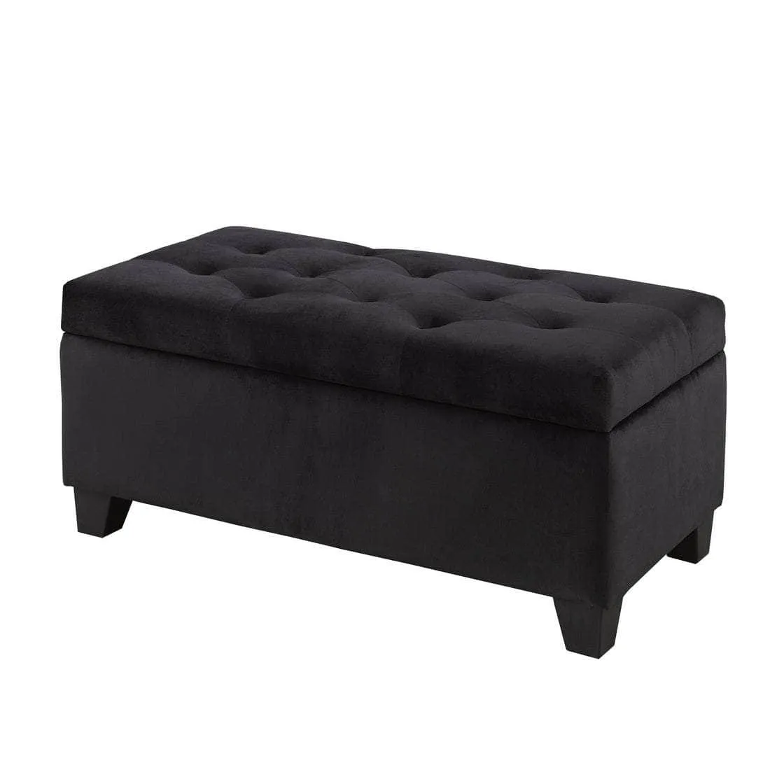 Padded Tufted Storage Ottoman - Available in 4 Colours