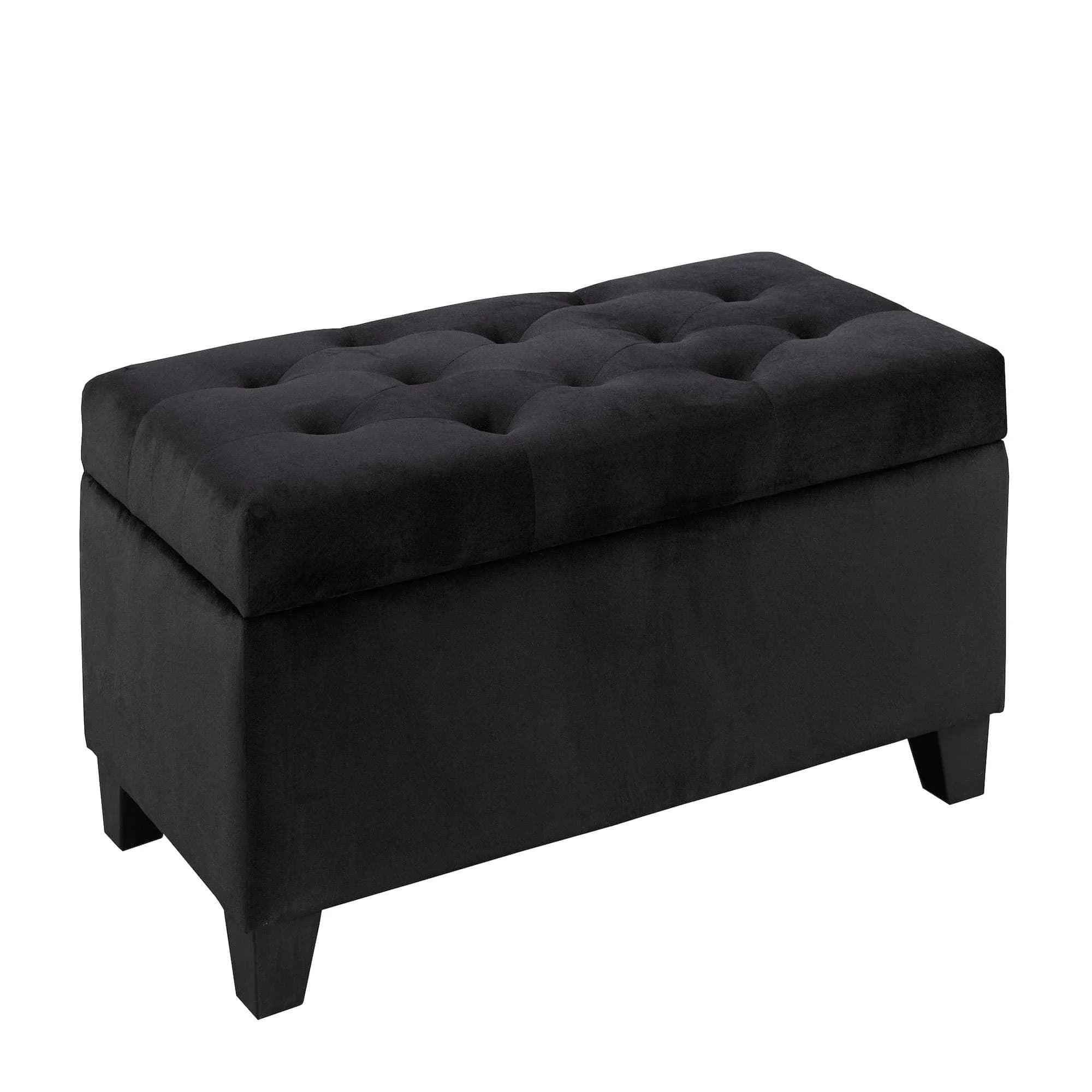 Padded Tufted Storage Ottoman - Available in 4 Colours