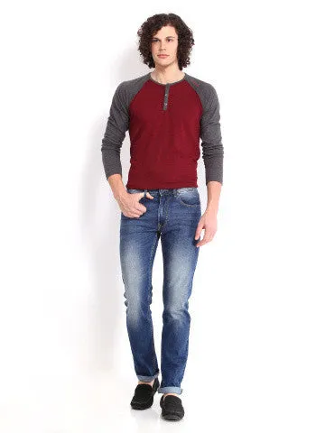Peter England Men Blue Slim Fit Jeans