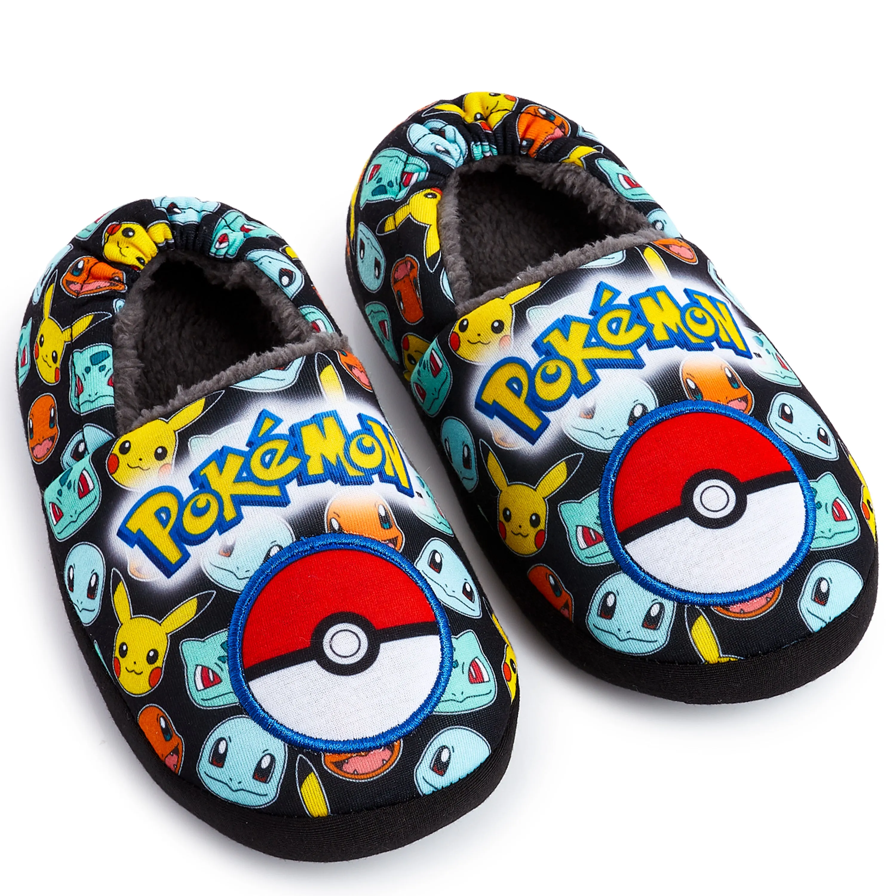 Pokemon Boys Slippers Boot Slippers Pikachu Bulbasaur Soft Kids Slippers Non Slip