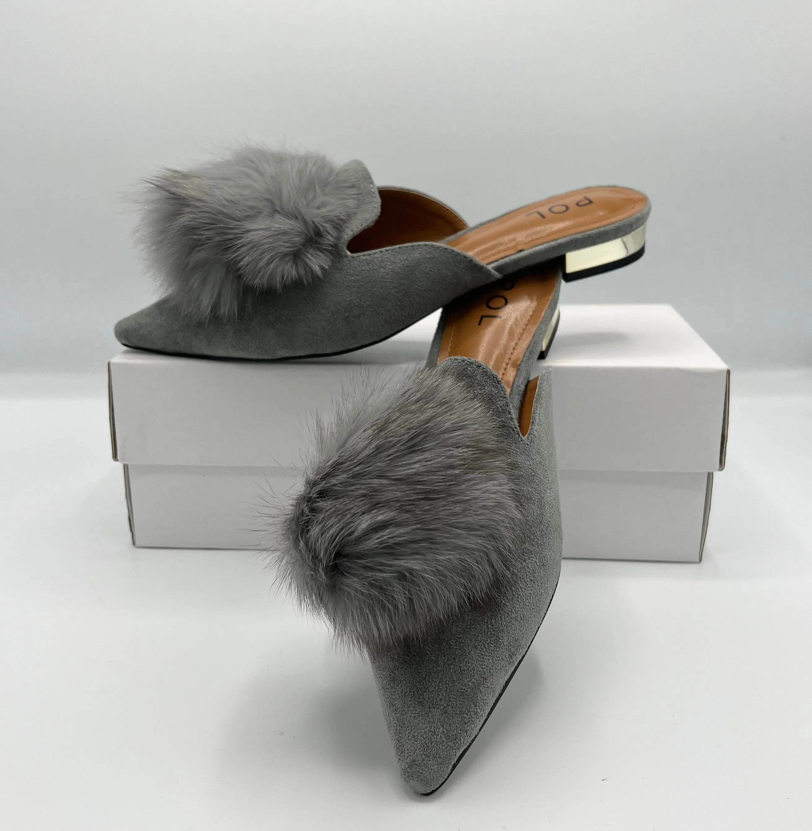 Pom Pom Mules