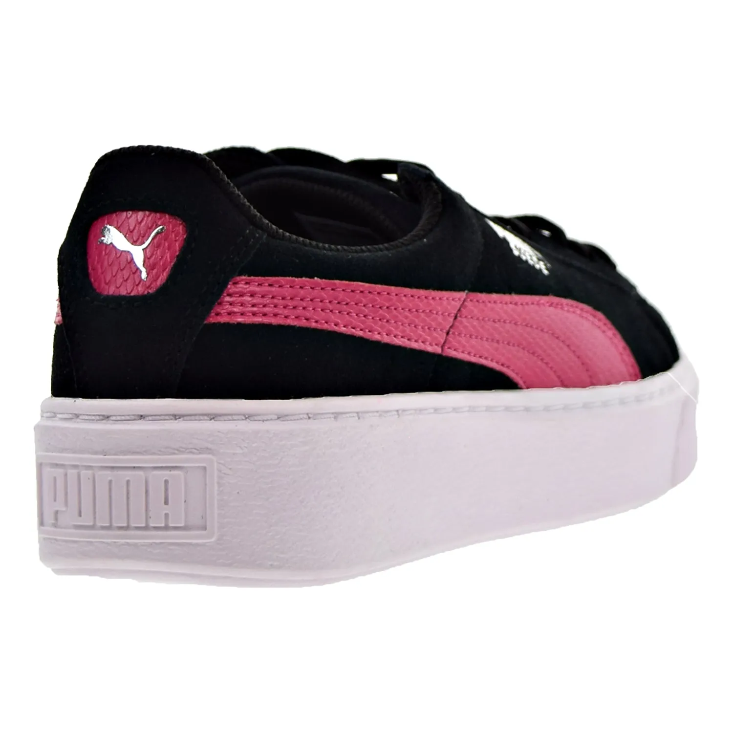 Puma Suede Platform Snk Jr Big Kid's Shoes Puma Black/Love Potion