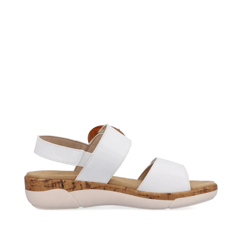 Remonte by Rieker Women's Jocelyn Sandals - Weiss/Weiss