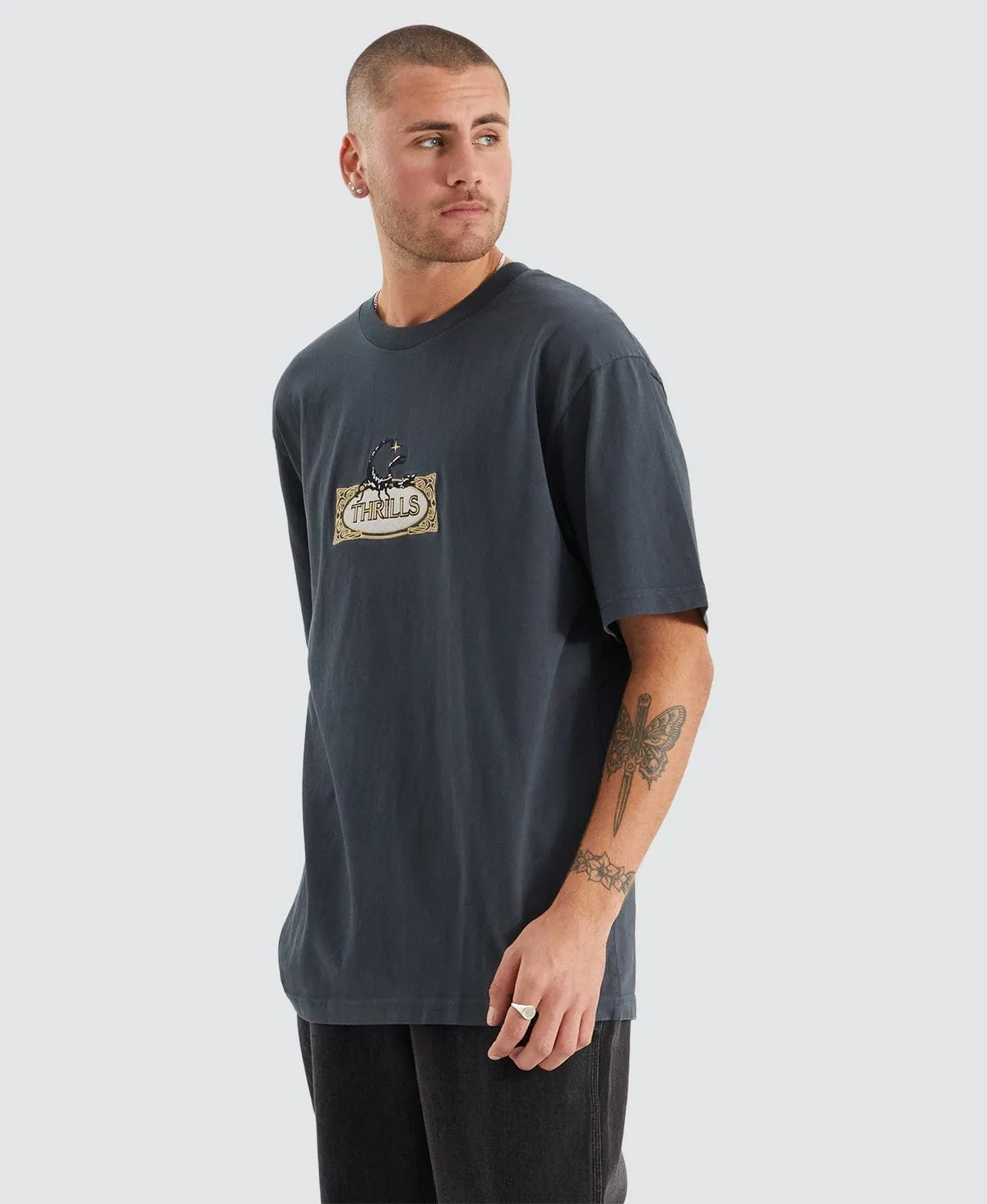 Rise Above Oversize Fit T-Shirt Black
