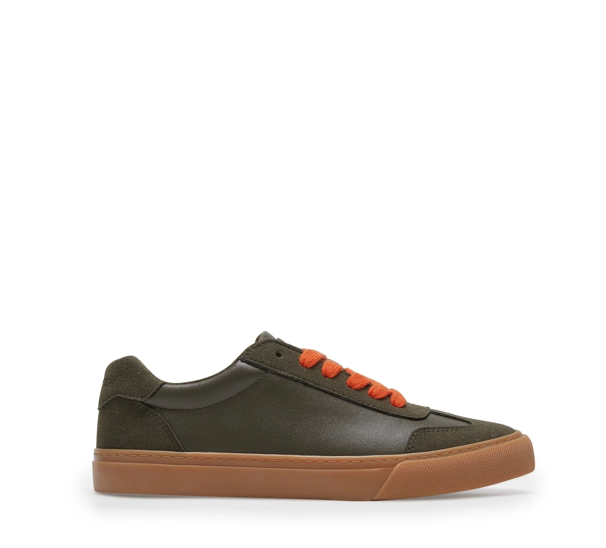 ROCKFISH  Green / Gum 901 DWR Orange lace detail womens trainers