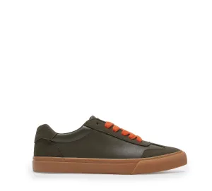 ROCKFISH  Green / Gum 901 DWR Orange lace detail womens trainers