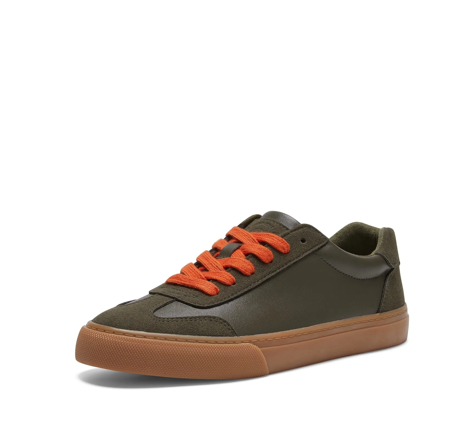 ROCKFISH  Green / Gum 901 DWR Orange lace detail womens trainers