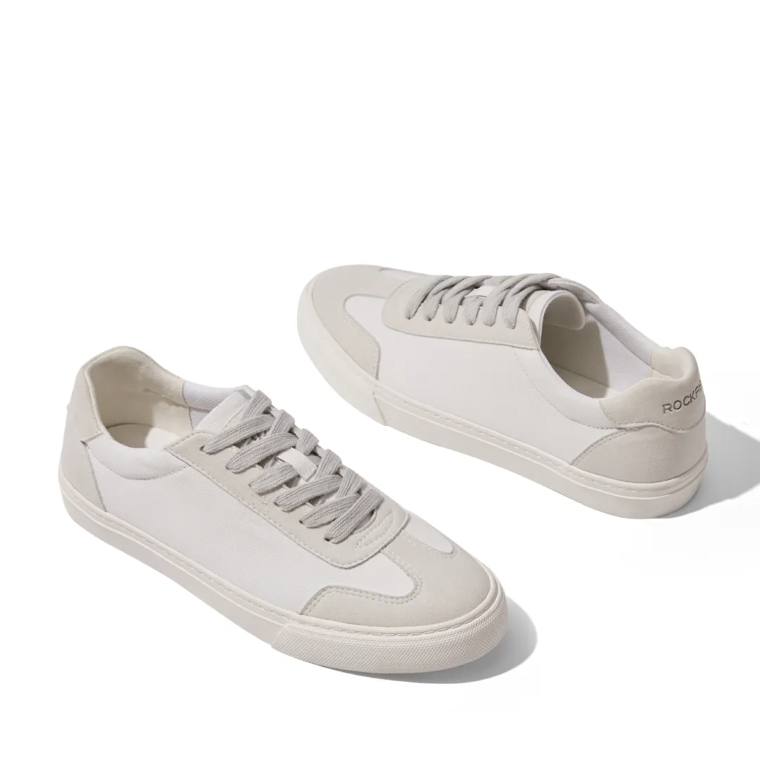 ROCKFISH White 901 DWR Ladies Trainers, German Army Trainer (GAT), Womens Canvas Sneaker