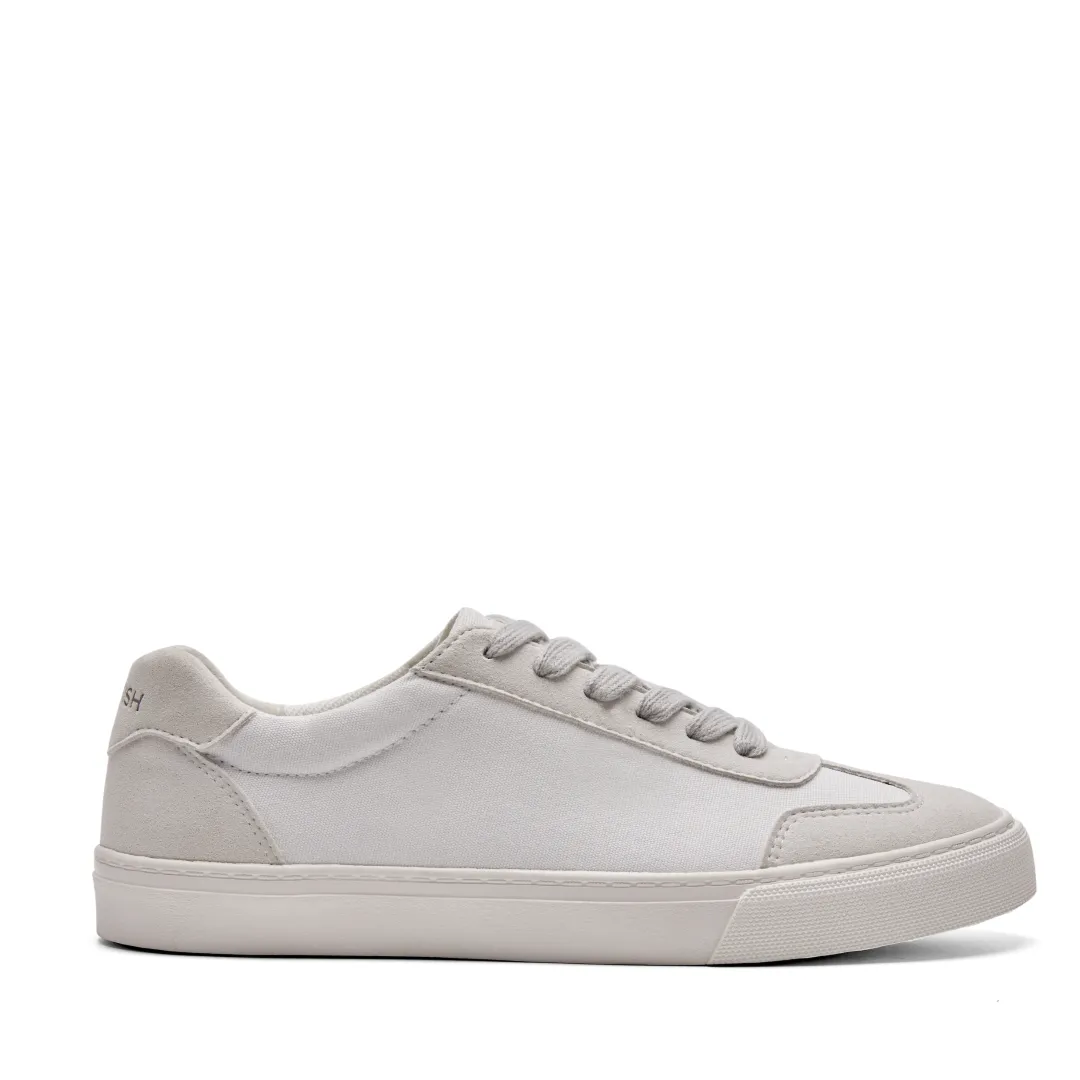 ROCKFISH White 901 DWR Ladies Trainers, German Army Trainer (GAT), Womens Canvas Sneaker