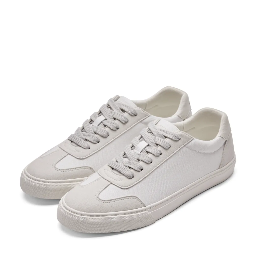 ROCKFISH White 901 DWR Ladies Trainers, German Army Trainer (GAT), Womens Canvas Sneaker