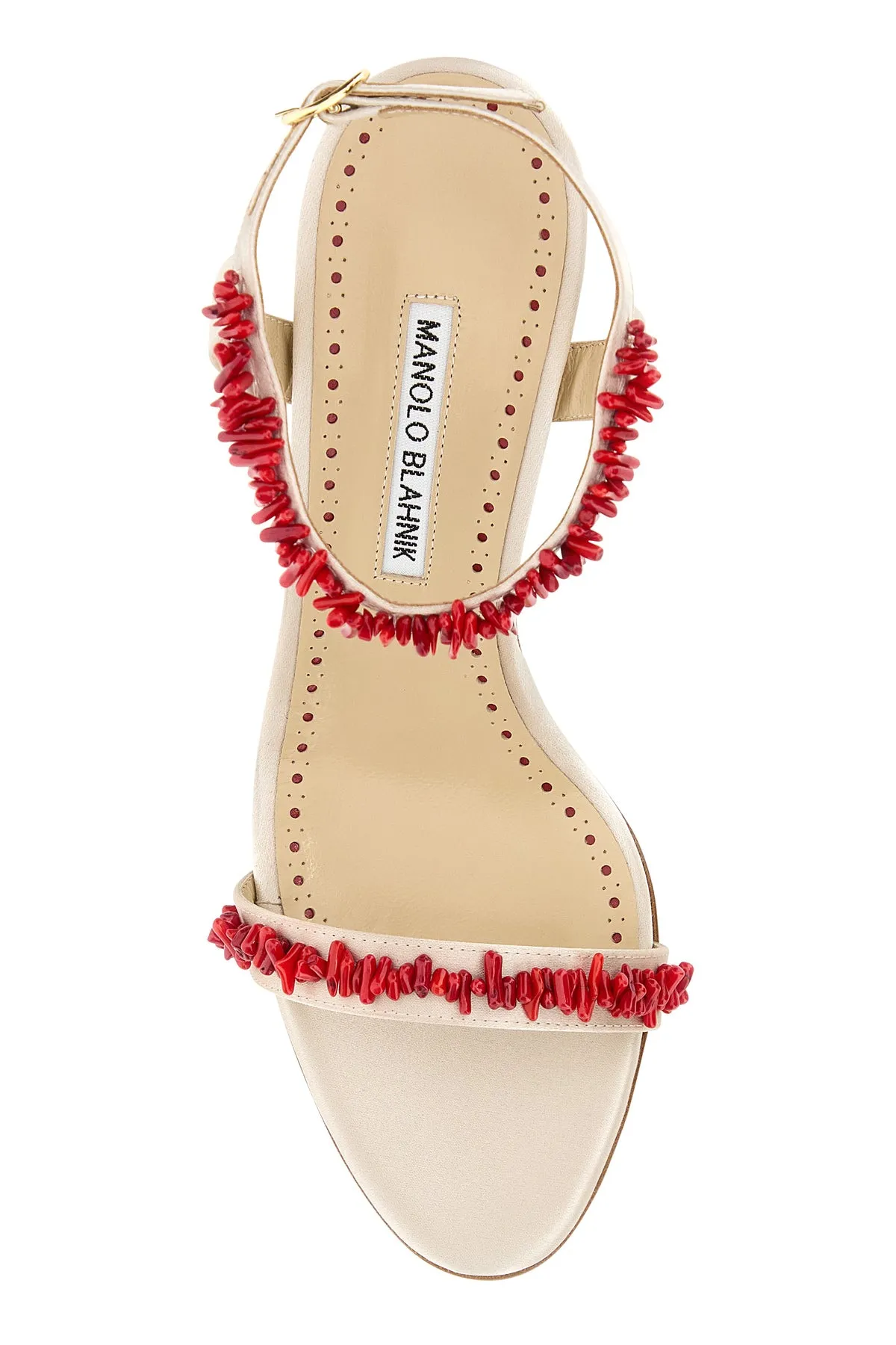Sand satin Cienzan sandals