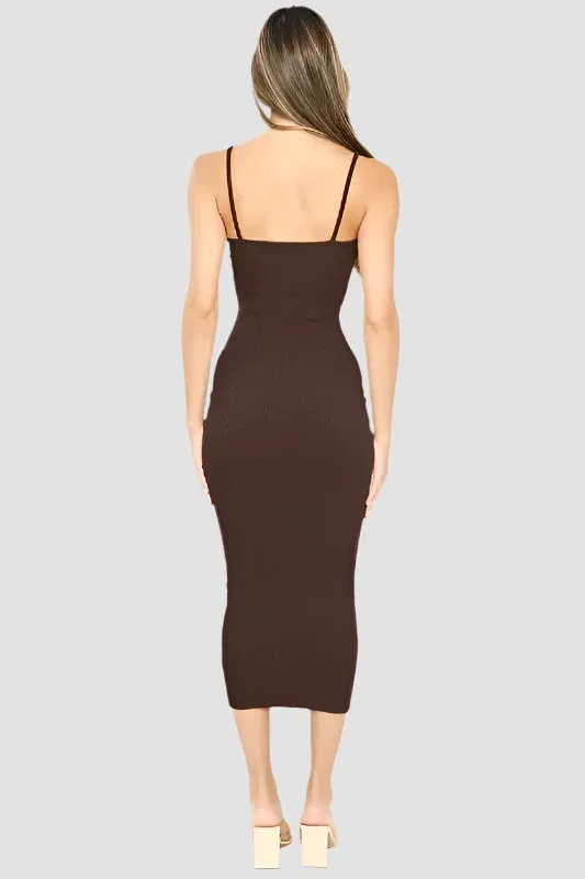 Solid White Bodycon Mini Dress