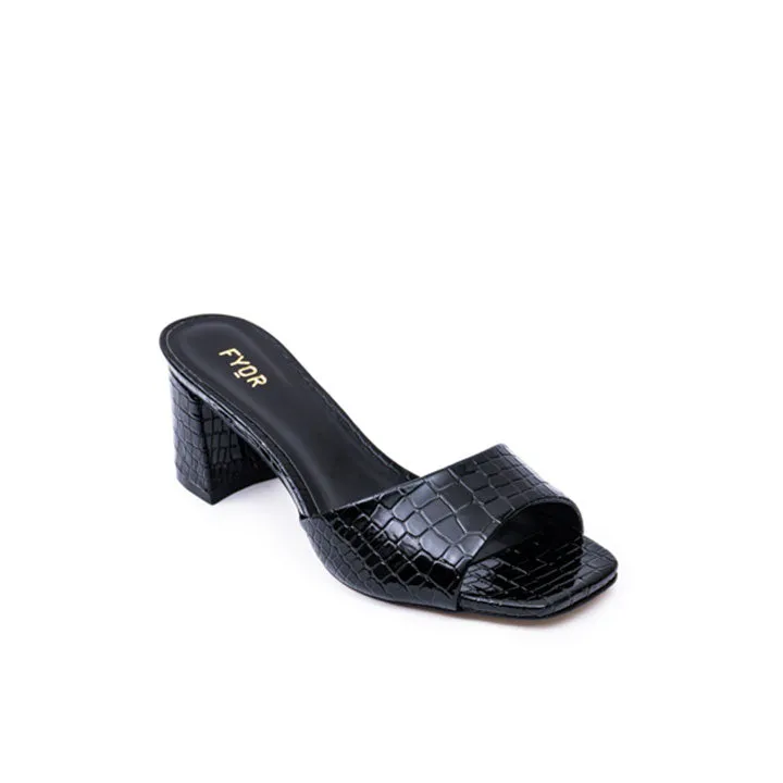 Square Toe Chic Mule BCR 037