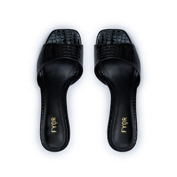 Square Toe Chic Mule BCR 037