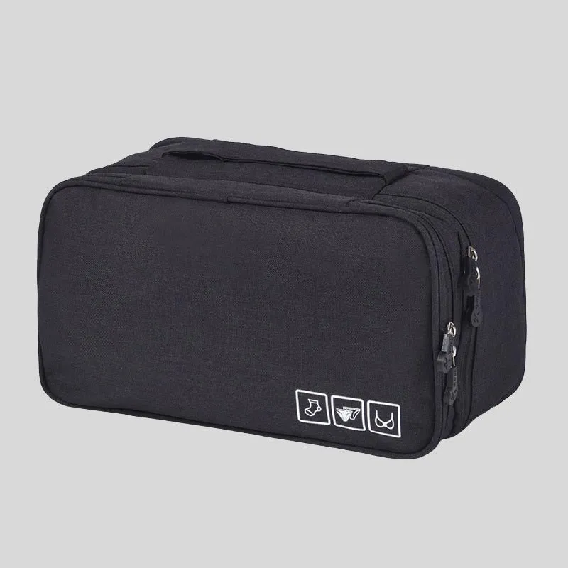 Storage Bag For Travel Oxford Protable Multi-Function Underwear Organizer