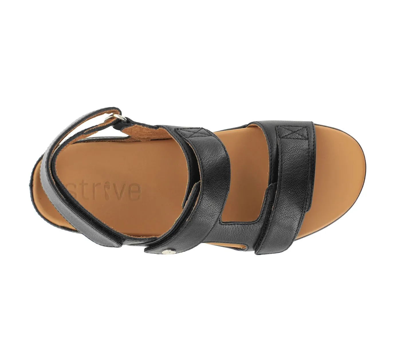 Strive Aruba Multistrap Sandal All Black