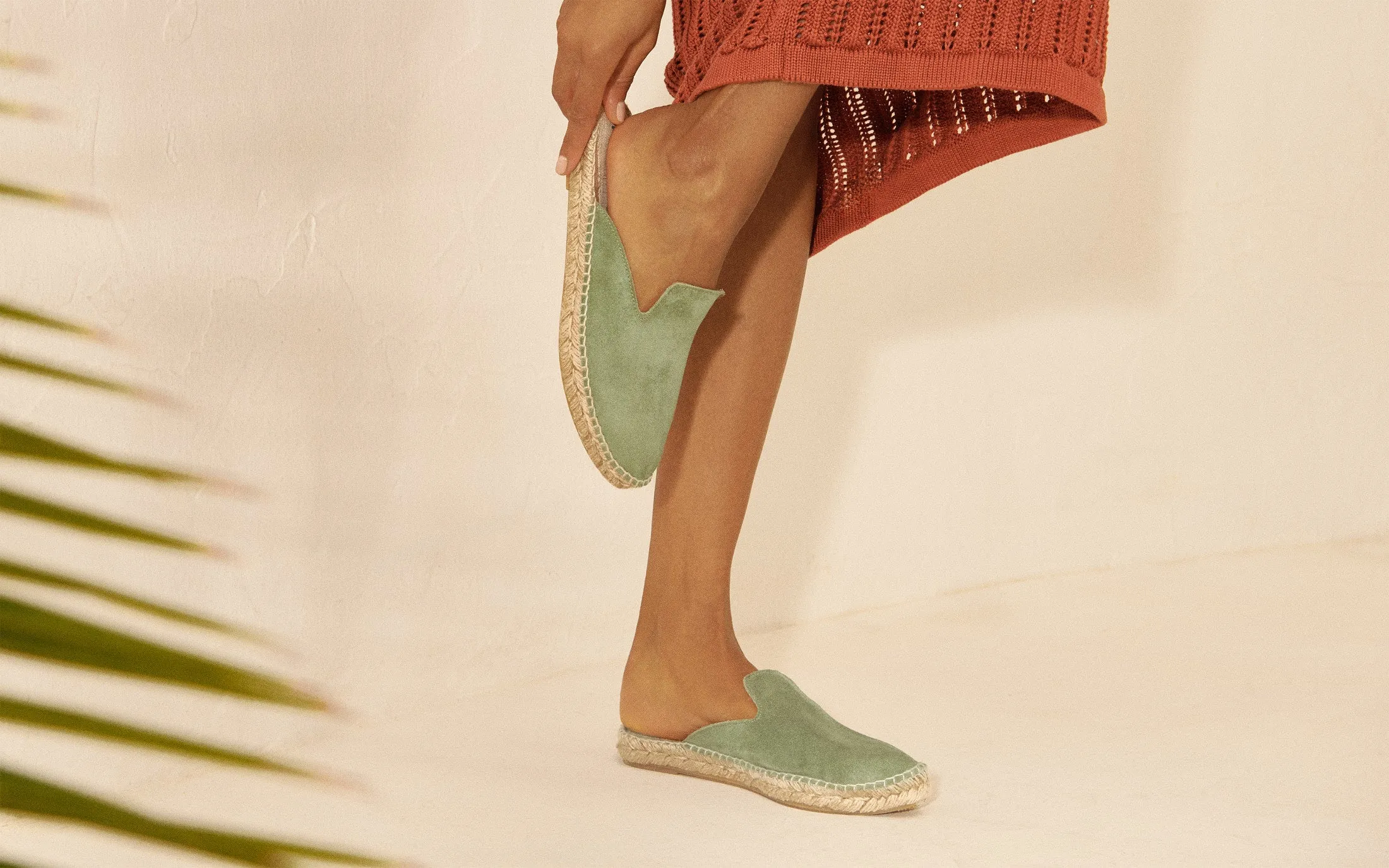 Suede Mules - R66M0 - Hamptons Sage