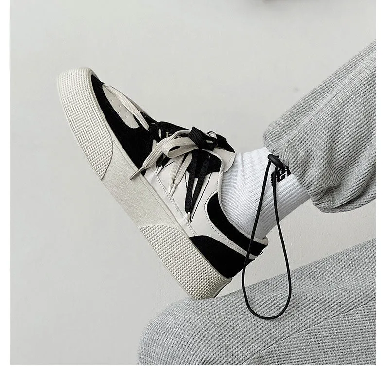 Summer New Trendy Style Cool Geometric Design Sneakers for Men Sporty Skate Boarding Shoes for Men Street Fashion