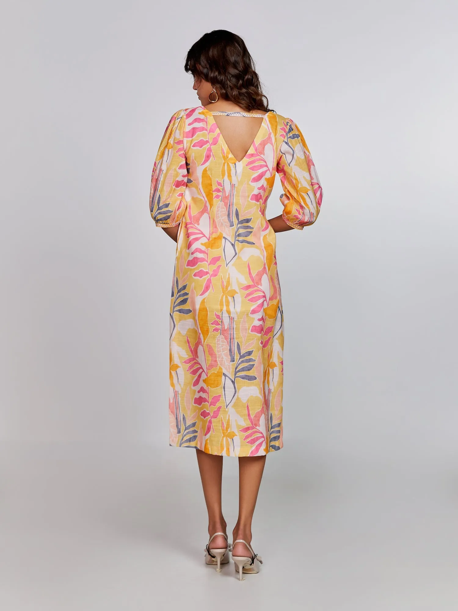Sunrise printed midi dress
